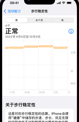 龙文iPhone手机维修如何在iPhone开启'步行稳定性通知'