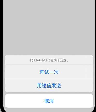 龙文apple维修iPhone上无法正常发送iMessage信息