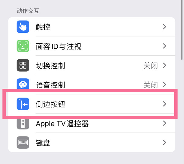 龙文苹果14维修店分享iPhone14 Plus侧键双击下载功能关闭方法 