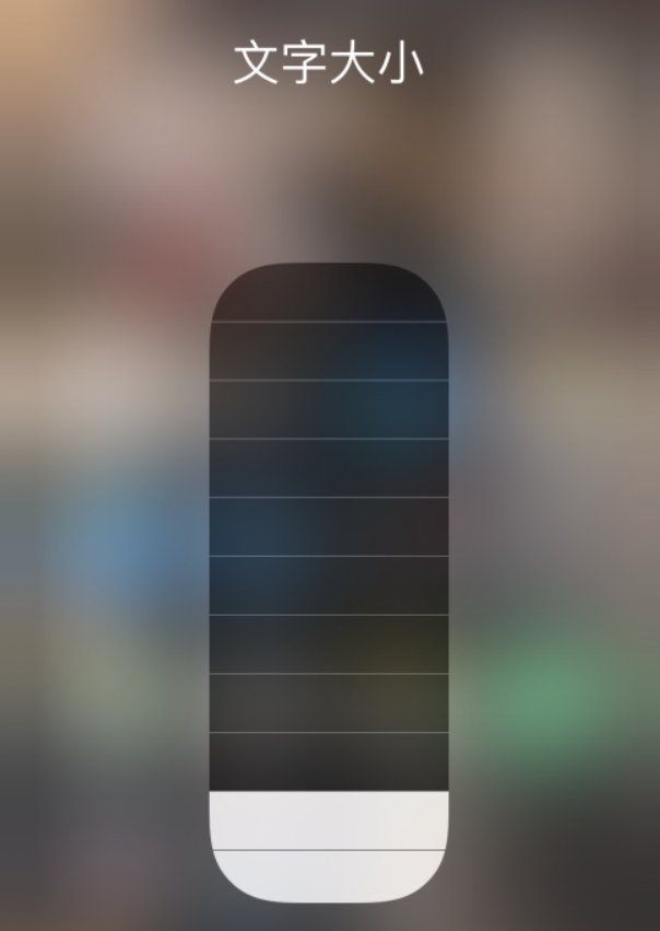 龙文苹果手机维修分享小技巧：在 iPhone 控制中心快速调节字体大小 