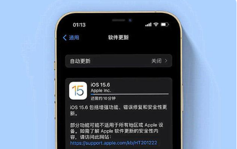 龙文苹果手机维修分享iOS 15.6续航怎么样 